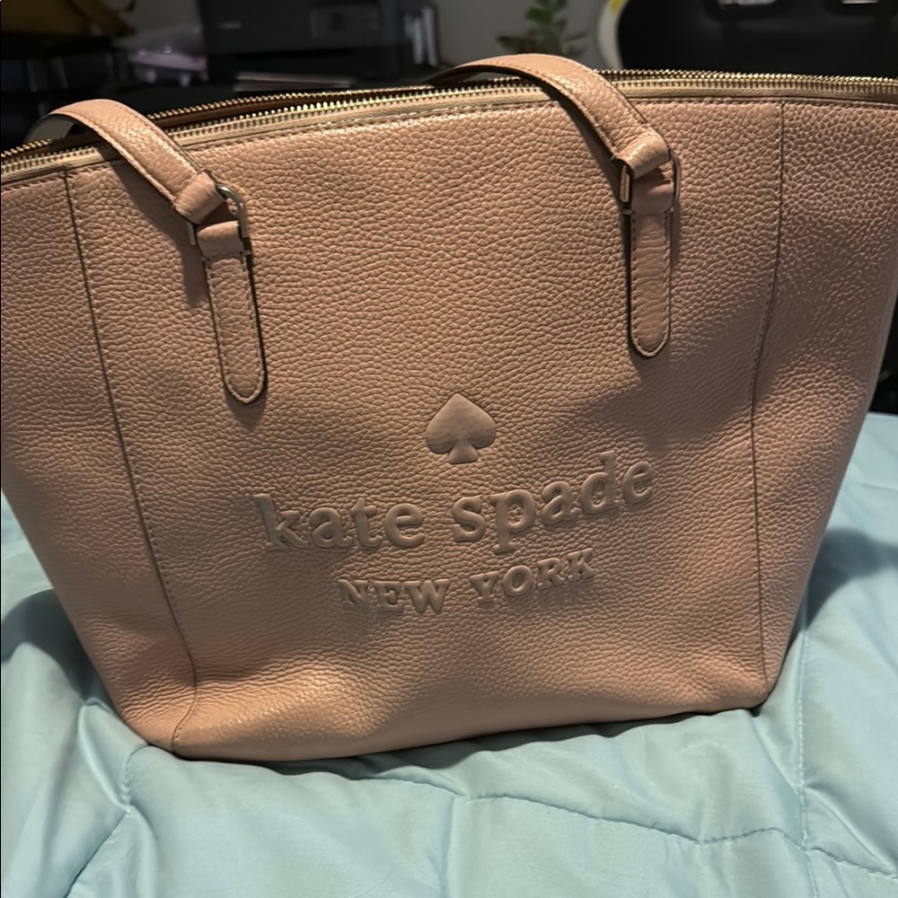 Kate Spade Pink Pebbled Leather Tote